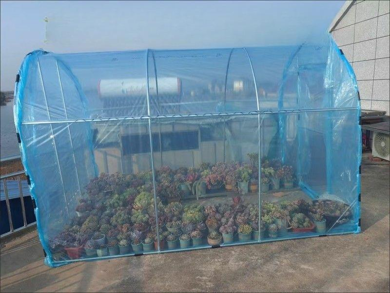 조립식 비닐하우스 대형 온실 식물 베란다 정원 농업용 단열 농사 도어 간이 필름 - 상세 이미지 5