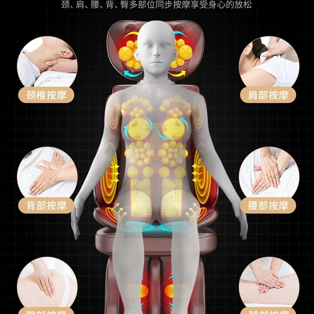 휴대용 안마의자 접이식 소형 리클라이너 마사지체어 야외 캠핑 안락 휴식 - 상세 이미지 3