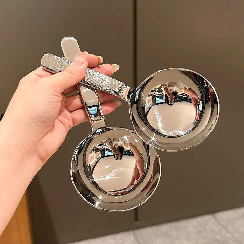 대형 서빙 스푼 왕숟가락 타공 스테인레스 뷔페 주방용 식당 업소용 요리 - 상세 이미지 2