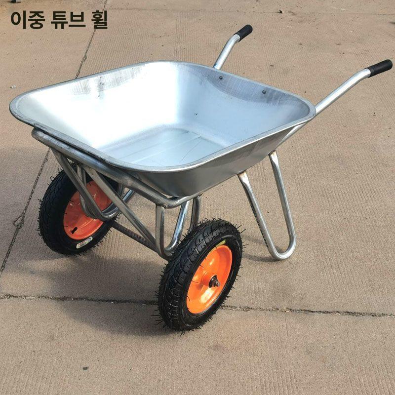 두발수레 이륜차 손수레 운반 과수원 이동 농사용 외발수레 건설현장 현장 외발 두발 농업용 - 상세 이미지 3
