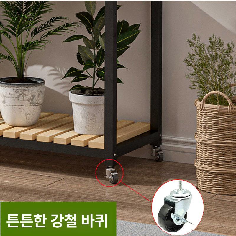 이동식 진열대 받침대 맞춤 트롤리 틈새 전용 브라켓 홀더 수납장 바퀴달린선반 랙 - 상세 이미지 2
