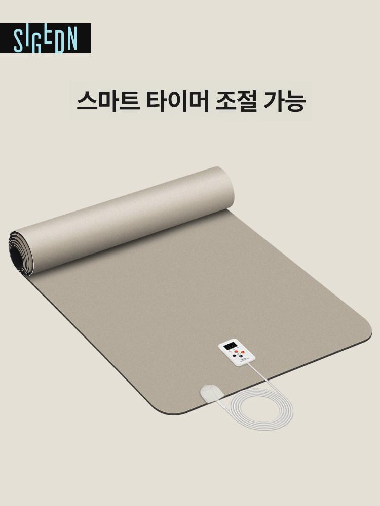 전기 요가매트 가정용 탄소 온열매트 난방 요가용 발열패드 홈트레이닝 열선 필라테스 - 상세 이미지 4