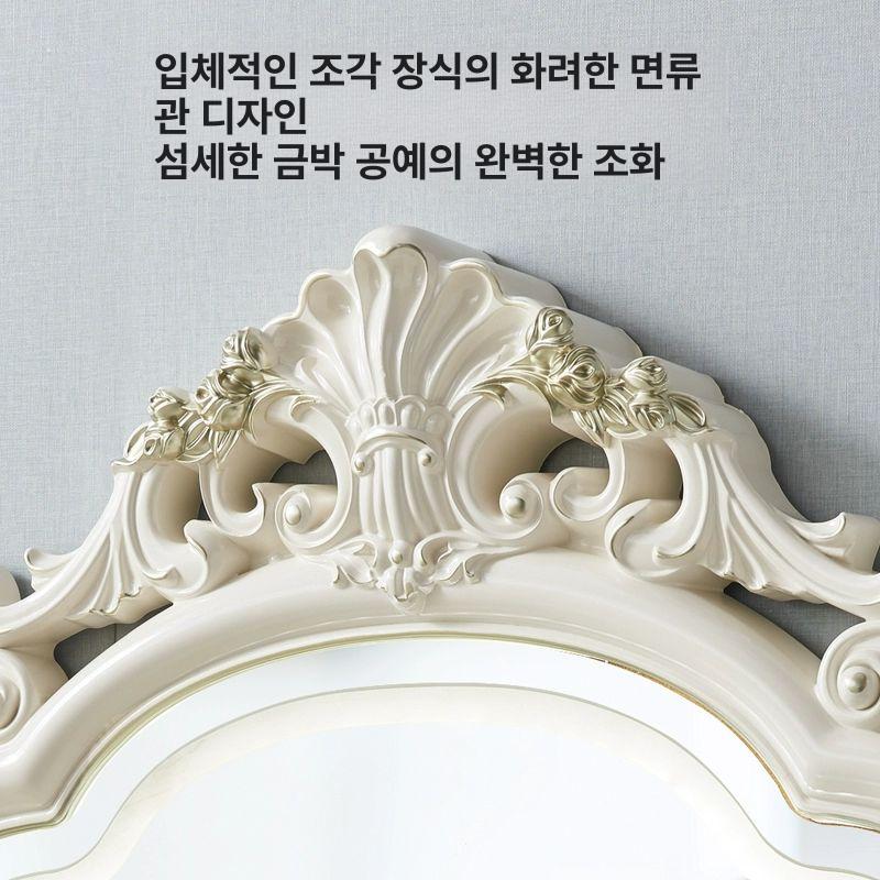 수납장 콘솔화장대 수납형 클래식 빈티지 북유럽 서랍형 안방화장대 유럽풍 엔틱가구 - 상세 이미지 4