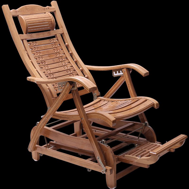 발코니 스윙의자 대나무 무중력 흔들의자 스윙체어 거실 독서 테라스 안락의자 베개 - 상세 이미지 5