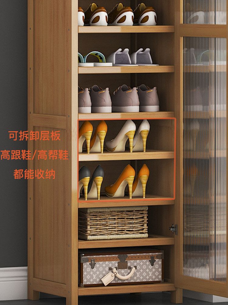 선반 원룸 캐비닛 빈티지 엔틱신발장 현관장 콘솔 정리대 레트로 벤치 원목신발장 - 상세 이미지 5