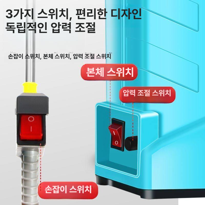 전동압축 분무기 방역 이동식 원예용 농약 전동분무기 엔진 농약분무기 자동 살포기 농업용 - 상세 이미지 2