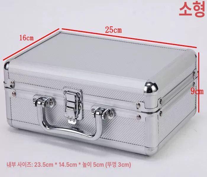 보관 사각상자 알미늄 수납함 하드케이스 박스 다용도 은색 용기 컨테이너 정리함 통 - 상세 이미지 4