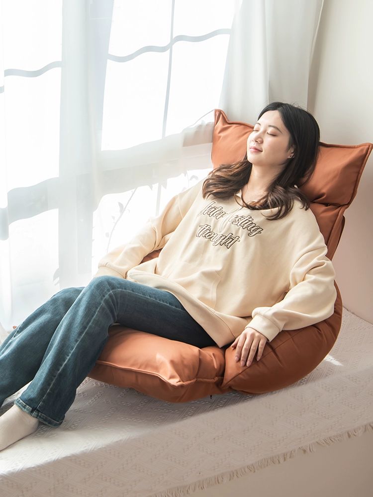 접이식 좌식의자 1인용 빈백소파 거실 등받이 다다미 패브릭 체어 안락의자 - 상세 이미지 3