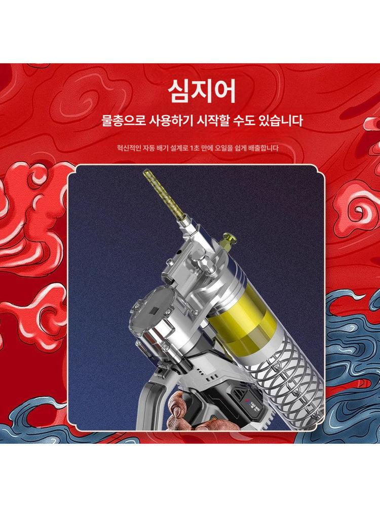 충전식 전동구리스건 공구 그리스건 고압 윤활 노즐 그리스펌프 산업용 리튬 호환 - 상세 이미지 3