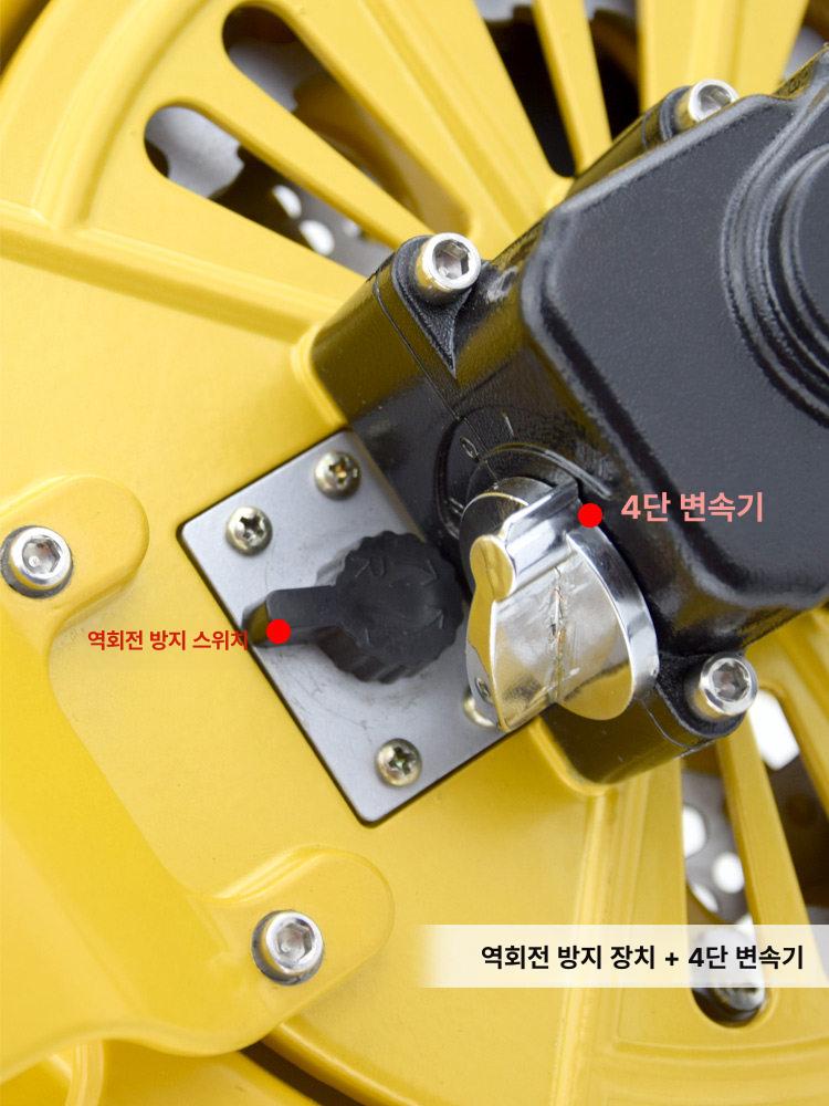 연날리기 얼레 회전형 민속놀이 전문가용 대형연 베어링 롤러 연실 역회전방지 도구 - 상세 이미지 3