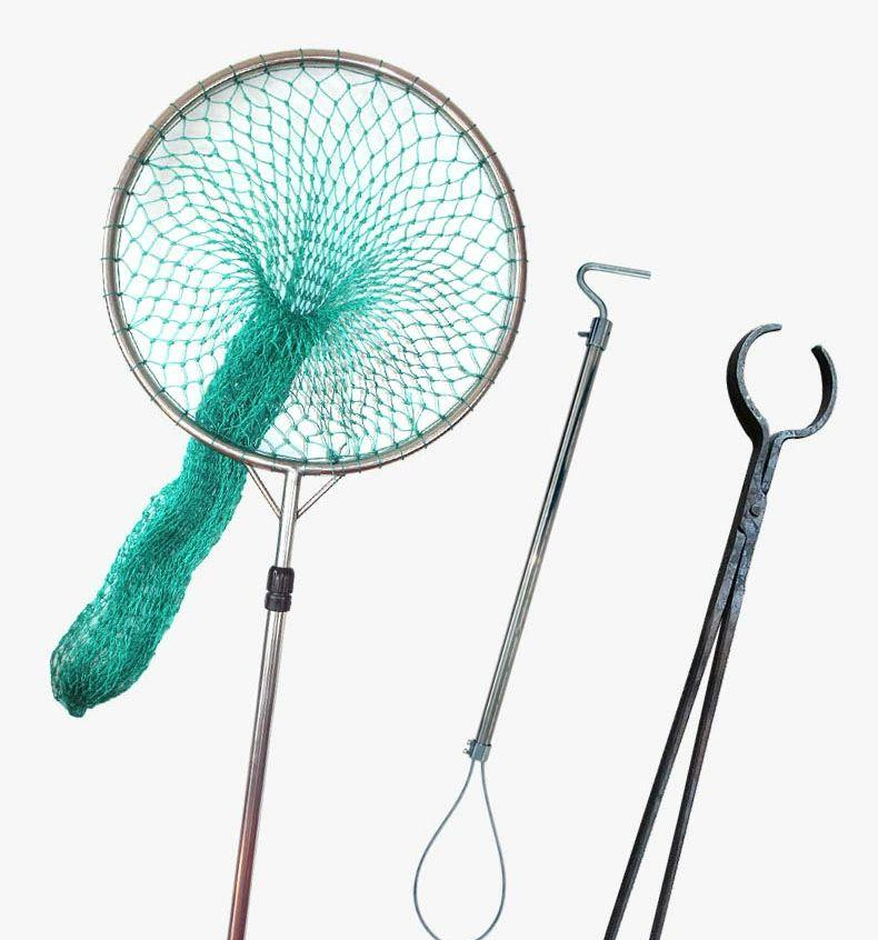 유기견 뜰채 동물 구조 동물구조 포켓 야생동물 장대 포획망 길고양이 고양이 구조용 굵게 - 상품 이미지