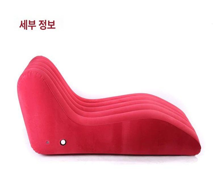 체어 소파 무중력 성인용 서재 의자 안락의자 수유 침대 접이식 캠핑 부부 독서 벤치 커플 - 상세 이미지 4
