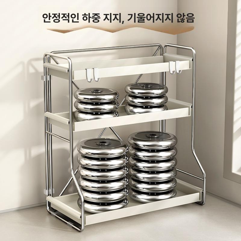 식탁위정리대 양념선반장 원목 식탁정리대 식탁위수납장 주방 미니선반 수납선반 - 상세 이미지 3