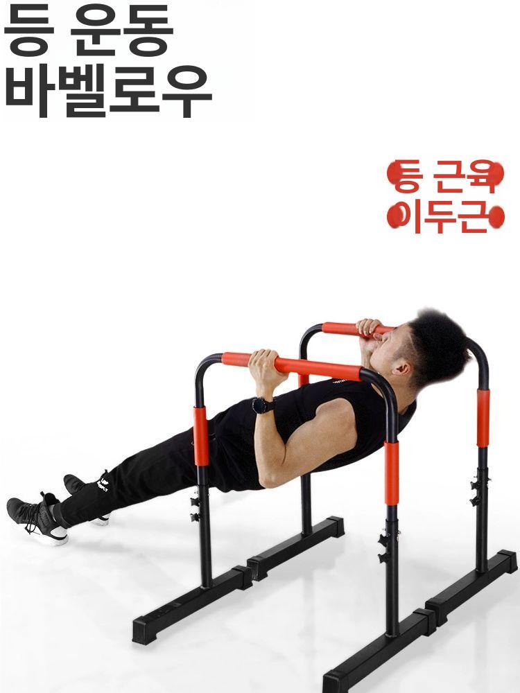 운동바 평로라 근력용 운동기구 트레이닝 훈련 실내운동 홈트 트레이너 고정형 - 상세 이미지 3