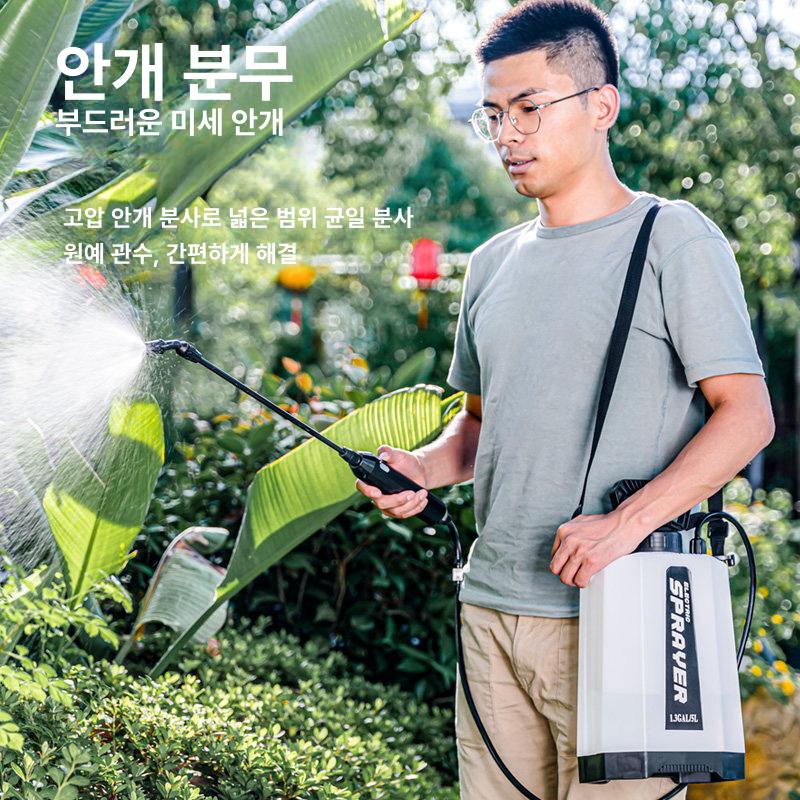 충전식분무기 전동 소형 급수 분사 자동 방역 살포기 노즐 고압 폼 - 상세 이미지 4