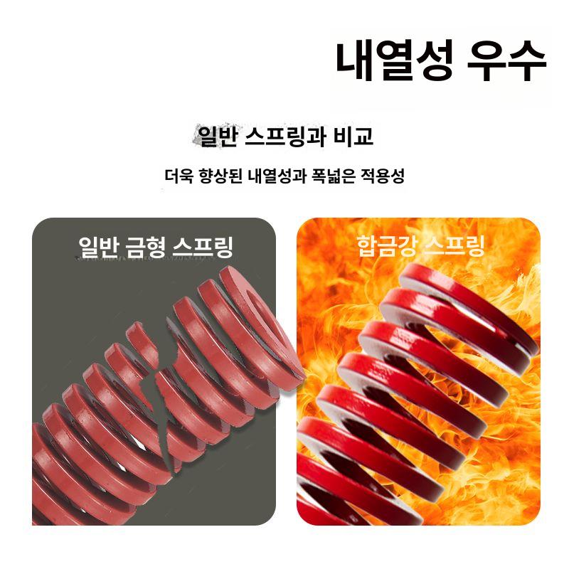 압축 스프링 용수철 와이어 외부 인장 나선형 원통형 강력한 헤비 듀티 금속 코일 - 상세 이미지 4