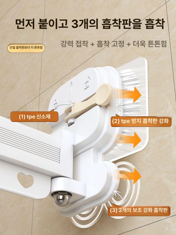 간이 샤워부스 방수 욕실 접이식 샤워장 가림막 샤워 펜션 물막이 무타공 욕조 커튼 파티션 - 상세 이미지 3