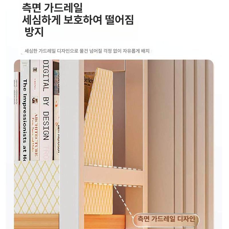 철제 책상위선반 책꽂이 랙 데스크탑 정리함 간이 수납장 책상정리대 받침대 정리선반 - 상세 이미지 4