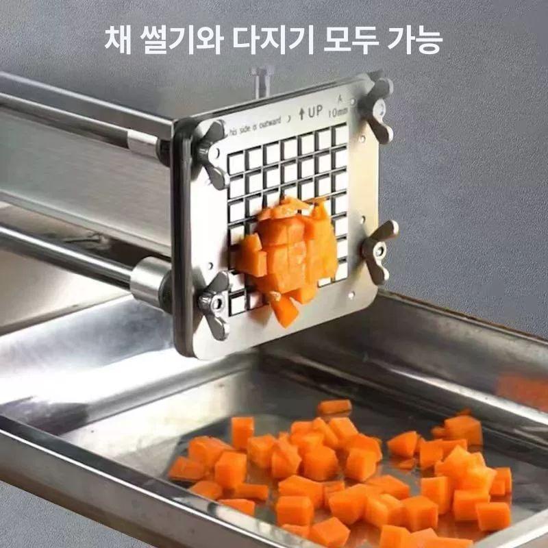 업소용 야채슬라이서 수동 만능 채써는기계 절단기 커터기 작두 양파슬라이스 - 상세 이미지 5