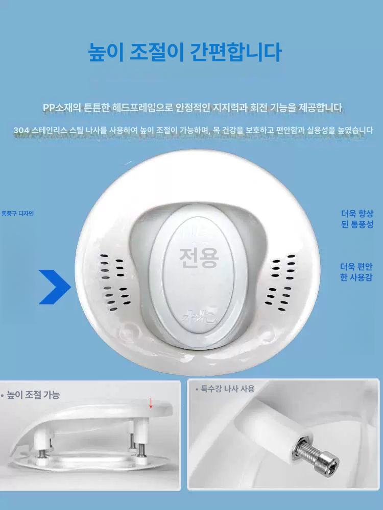 안과베개 수술후회복 쿠션 휴식 쇼트형 엎드린 사이즈 보호 인체공학적 - 상세 이미지 5