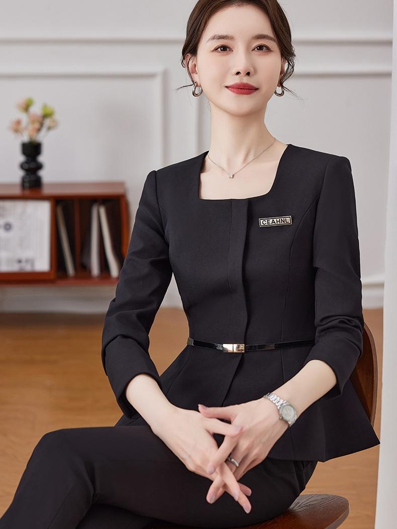 호텔리어 유니폼 호텔 근무복 정장 피부과 치과 사무직 세트 코디네이터 제복 - 상세 이미지 3
