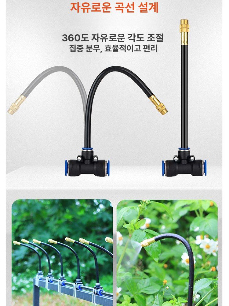 가든 스프링쿨러 노즐 급수 조절 스프링클러 관수 밸브 호스 레인 관개 - 상세 이미지 3