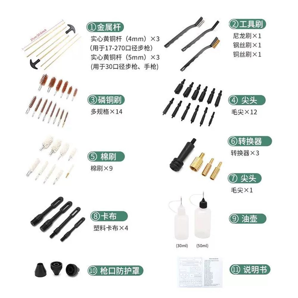가스총 키트 고급형 클리닝 분해 수리 총기 소지 전동건 16GA 세트 - 상세 이미지 3
