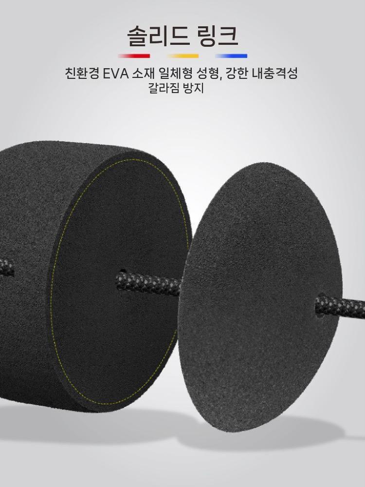장비 체인 노란색 리턴볼 골기퍼 로프 바운스 트레이닝 바운드 탄성 용수철 낚시 골키퍼 - 상세 이미지 4