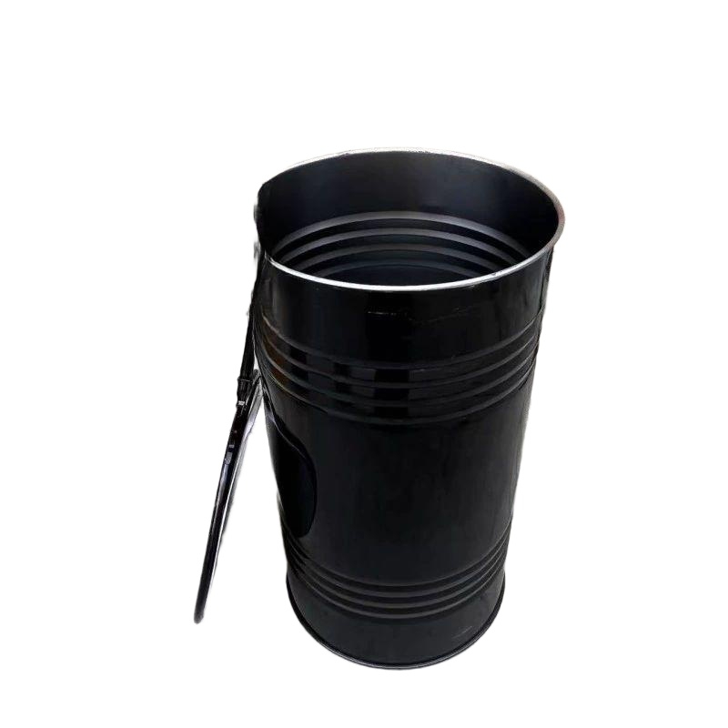 오일 철드럼통 폐유 대용량 보관통 원형 밀폐용기 화학 발효통 뚜껑 공장 오픈 소각통 - 상품 이미지
