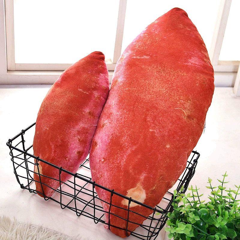 대형 75cm 고구마 인형 실물 같은 바디필로우 쿠션 - 상품 이미지