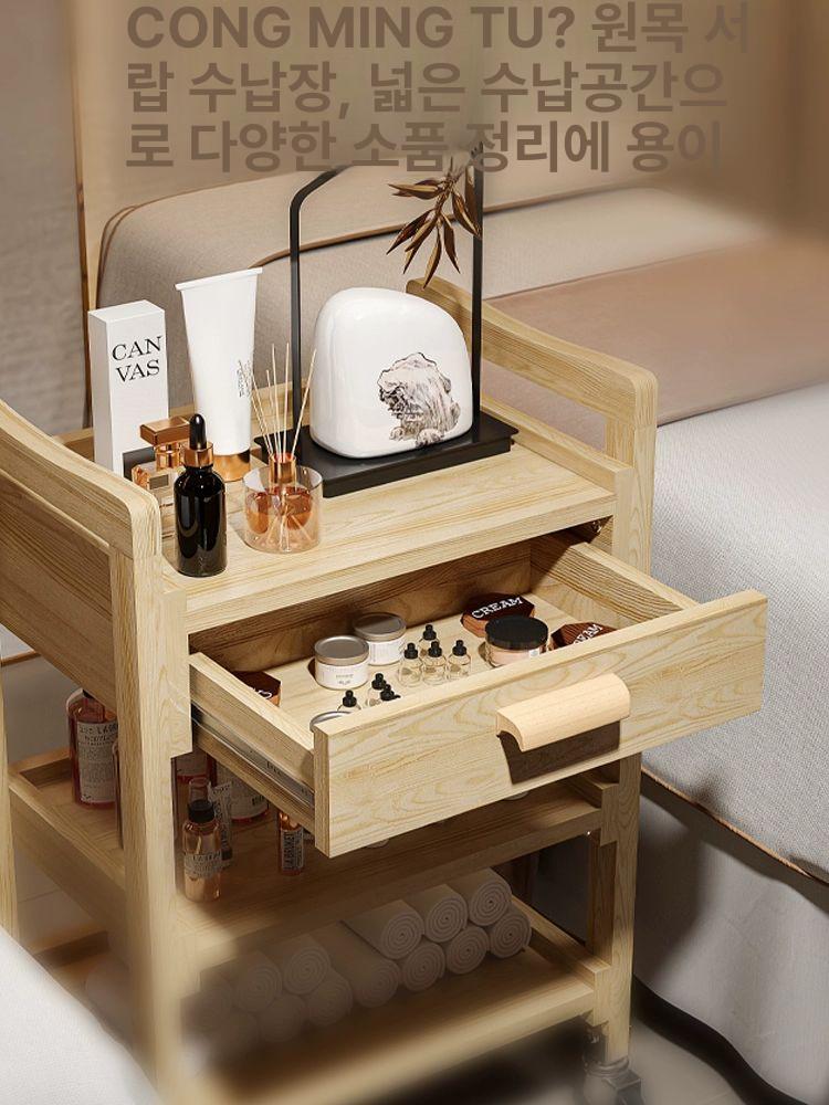 반영구 미용트롤리 뷰티 바퀴 네일 속눈썹 관리실 피부샵 다용도 업소용 정리대 - 상세 이미지 3
