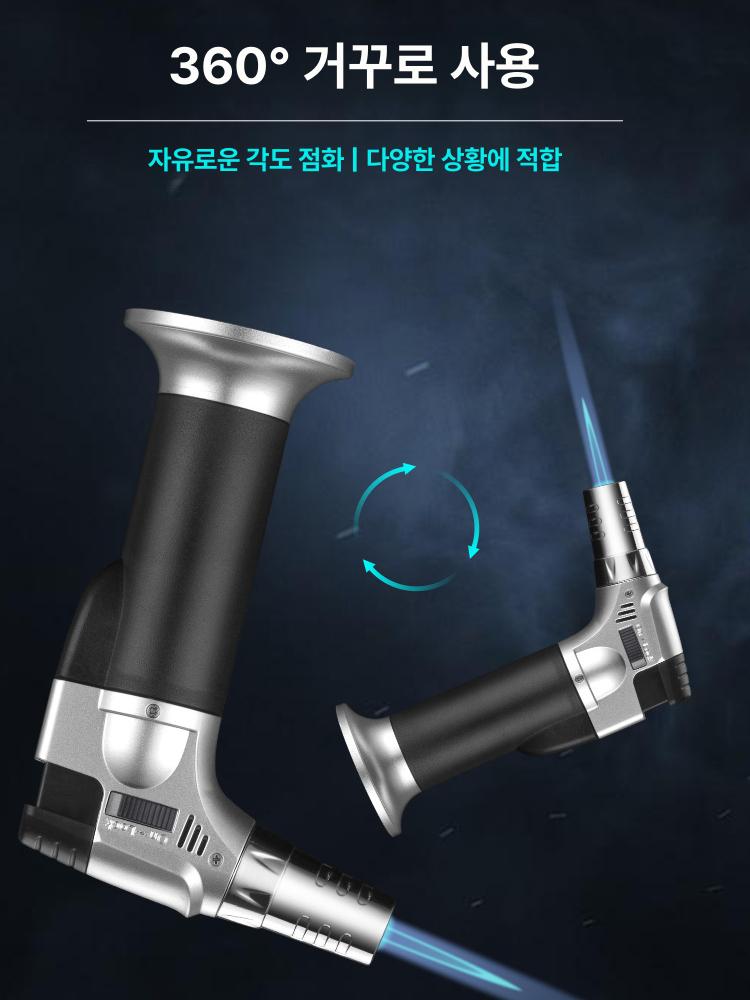 훈연기 위스키스모커 칵테일 홈바 바텐딩 도구 훈제 스모킹 스모크건 액세서리 음료 - 상세 이미지 3