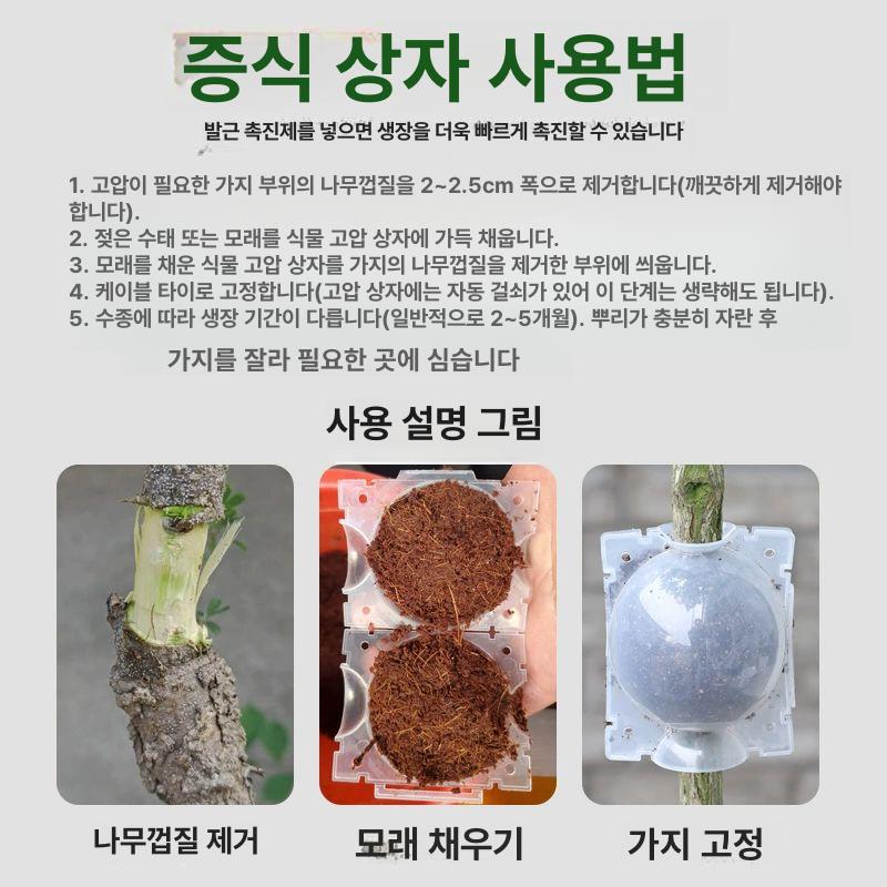 공중뿌리 취목볼 고압 루팅볼 뿌리번식 묘목 접목 온실 발근 고투명성 재배 전용 - 상세 이미지 4