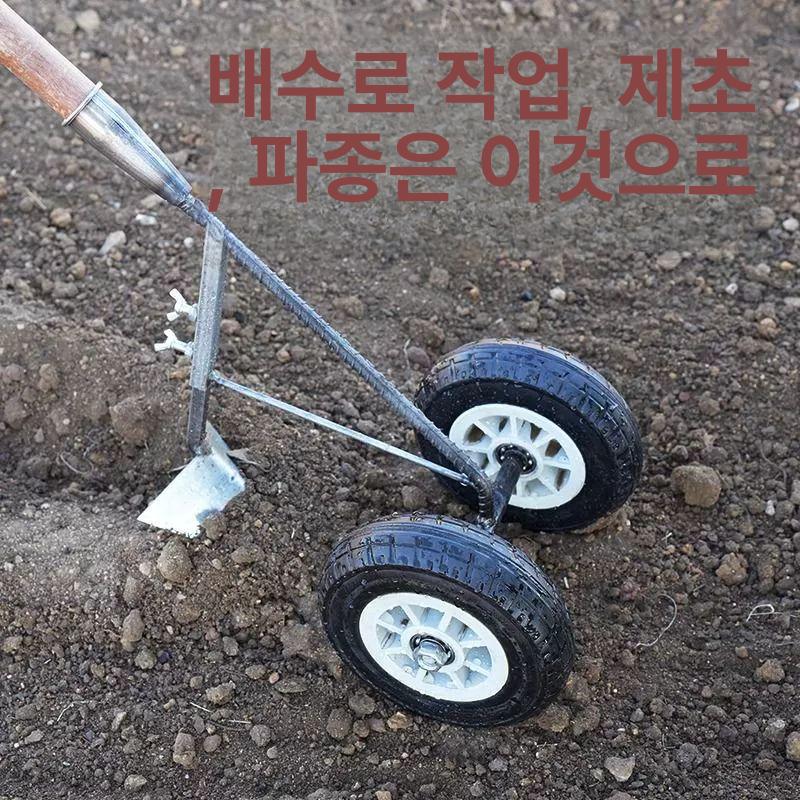 손쟁기 수동쟁기 밭갈이 호미 땅파기 농업용 밭고랑 갈퀴 김매기 이랑 경작기 - 상세 이미지 5