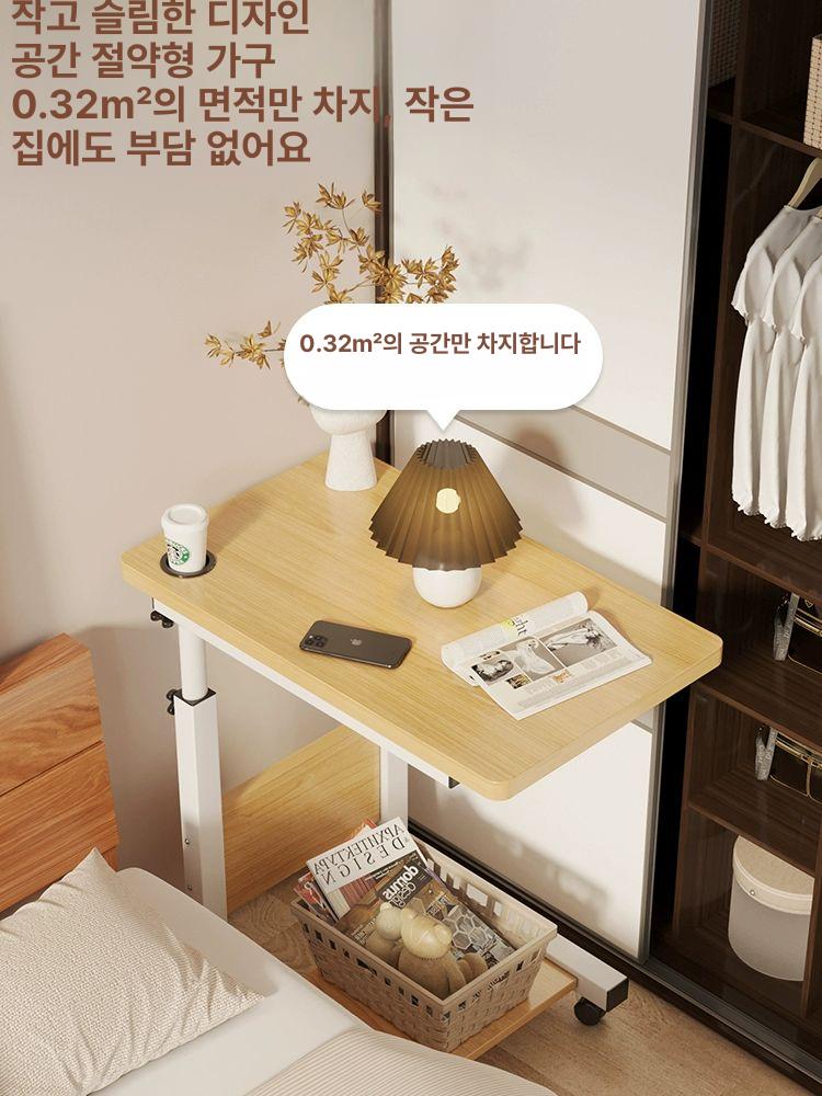 받침대형 본체 협탁 수납장 캐비닛 정리 우디 서랍장 선반 서랍내장 인테리어 - 상세 이미지 3