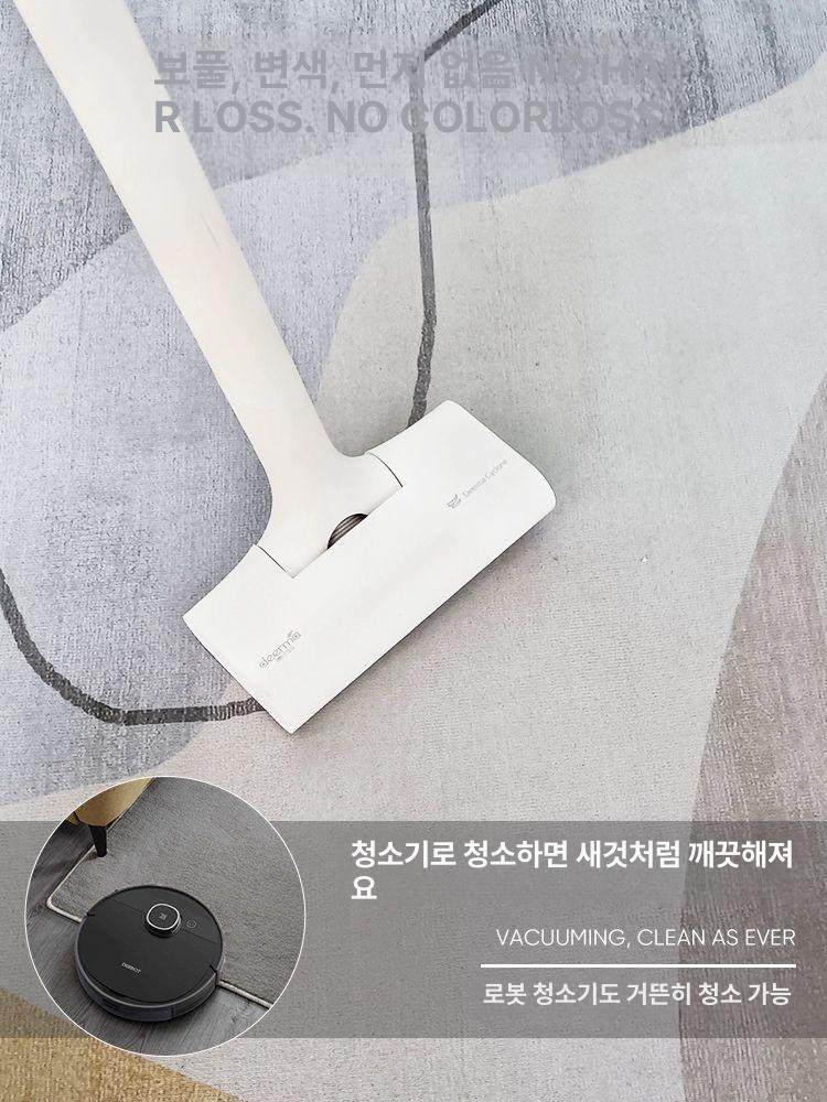 사각 단모러그 먼지없는 럭셔리 북유럽 인테리어 워셔블 특대형 거실러그 거실카페트 - 상세 이미지 2