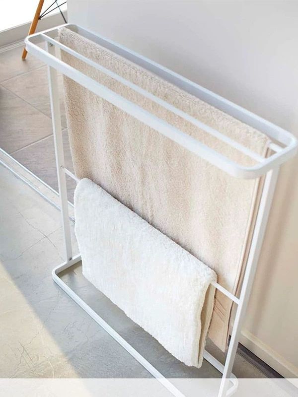 심플 스탠드수건걸이 욕실 모던 타올걸이 스타일 화장실 걸이대 건조 수건행거 - 상세 이미지 4