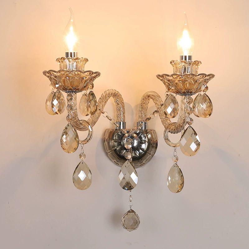 벽등 샹들리에 무드등 벽램프 카페 럭셔리 호텔 음표벽조명 이자카야 코냑 아이언 - 상세 이미지 4