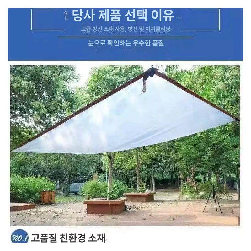 캠핑 우레탄창 타포린 바람막이 비닐 투명천막 방풍막 대형천막 행사용 자외선 창고 - 상세 이미지 4