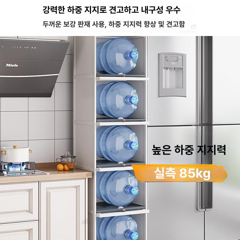 주방 틈새장 틈새 수납장 조미료 용기 수납정리 주방수납장 주방수납정리 - 상세 이미지 3