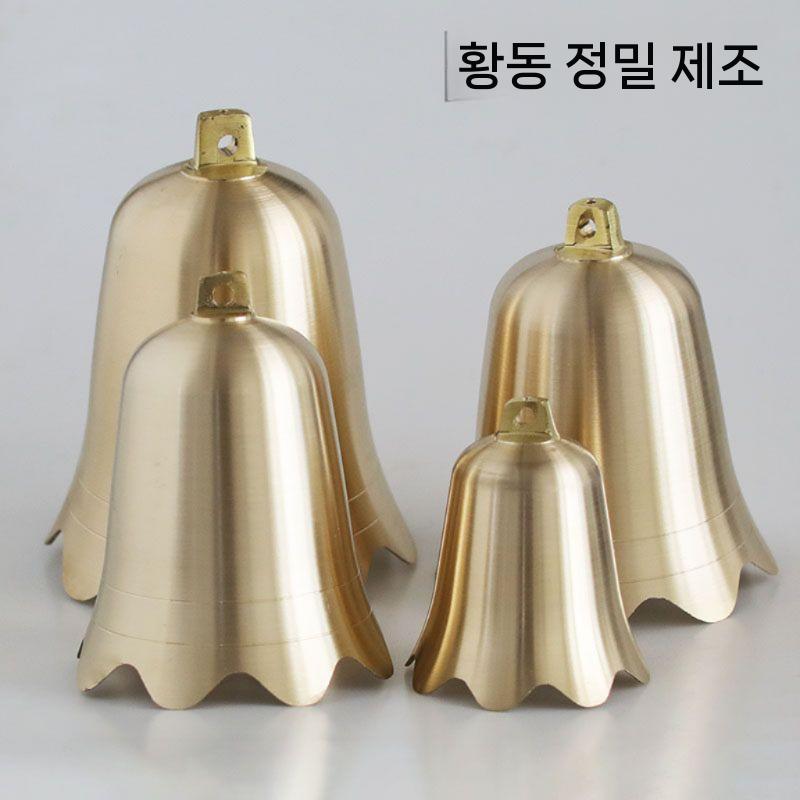 현관풍경종 황동 집들이선물 장식용 도어벨 출입 소품 현관문종 인테리어 전원주택 - 상세 이미지 3