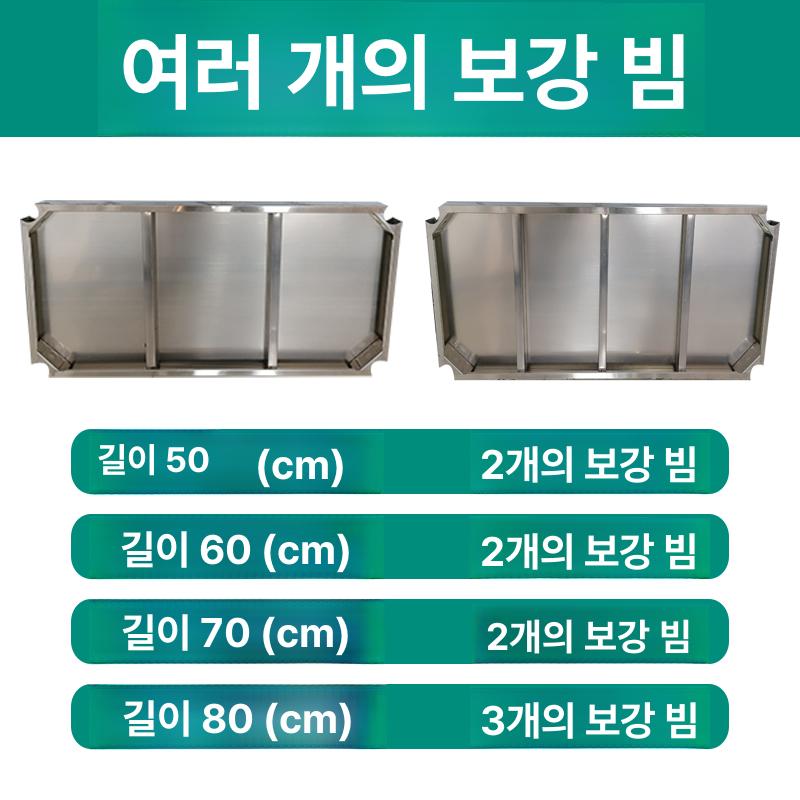 바닥선반 주방 거치대 수납 업소용 부엌 낮은형 높이 렉 정리대 가정용 - 상세 이미지 4
