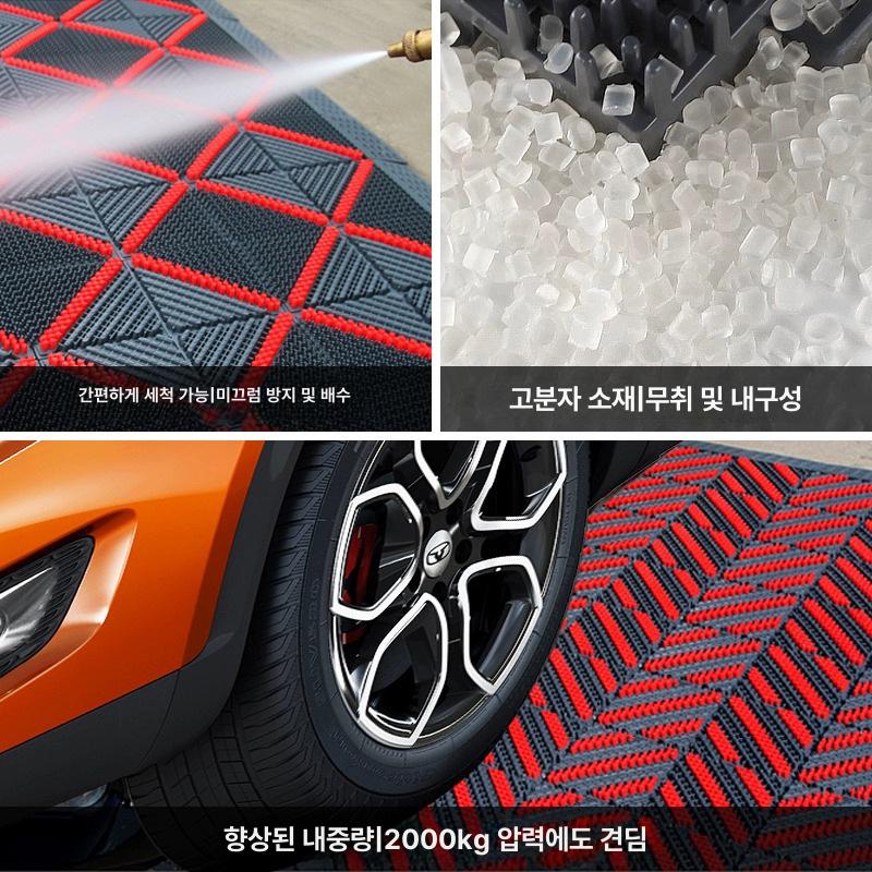 매장 외부발판 야외 미끄럼방지 발매트 업소용 출입문발판 털이 물빠짐 - 상세 이미지 3