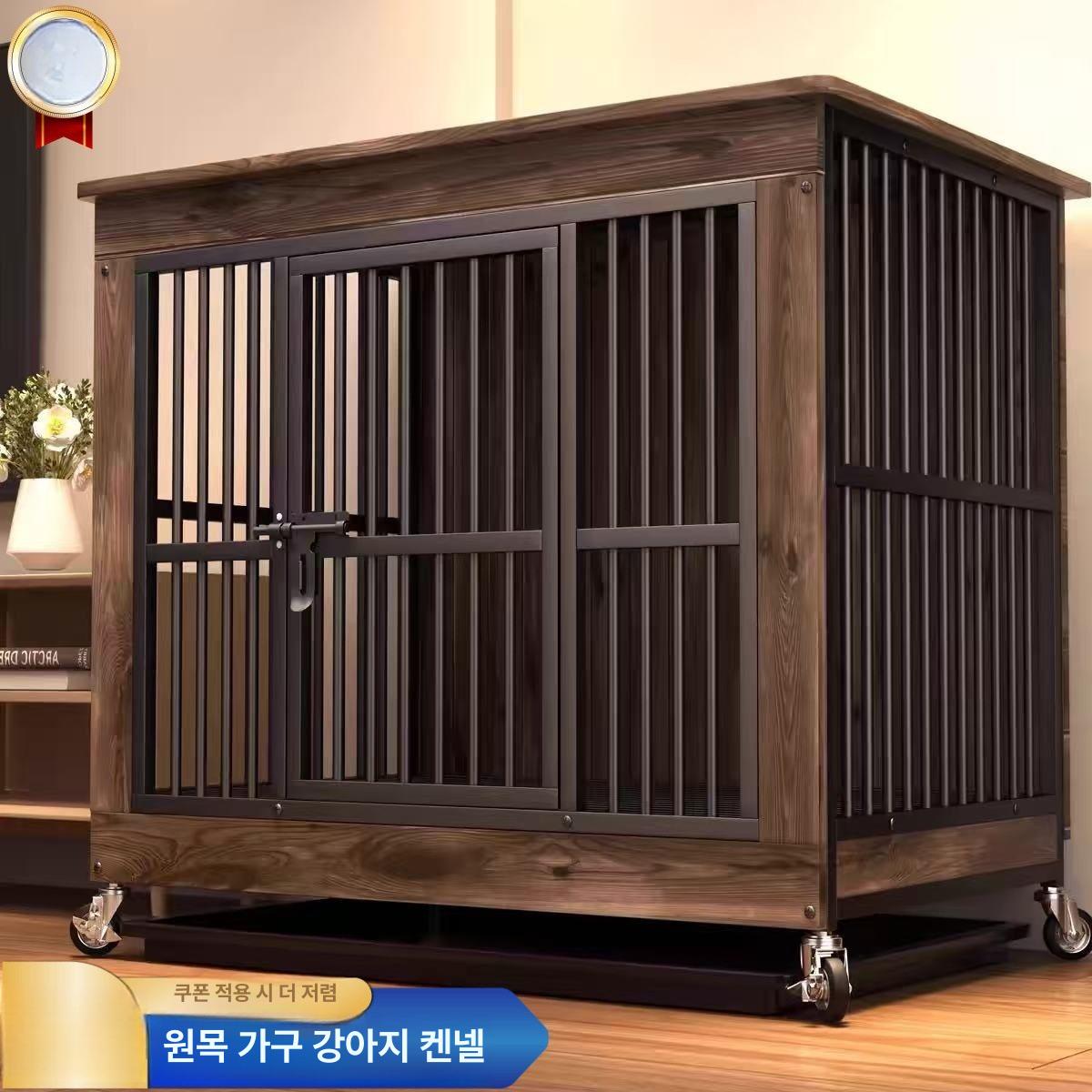 사육장 대형견집 개집 실내 펜스 강아지집 견사 반려견 애견하우스 게이지 발코니 - 상세 이미지 2