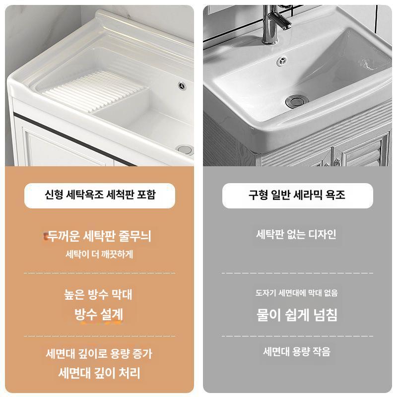 이동식 씽크대 손빨래 애벌빨래 기숙사 간이싱크대 임시 베란다 캐비닛 보조사각 - 상세 이미지 4