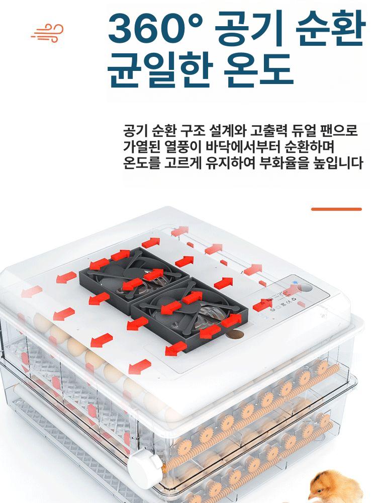 가정용 습도 자동부화기 배터리 인큐베이터 전자동 조절 조류부화기 메추라기 이미지 6
