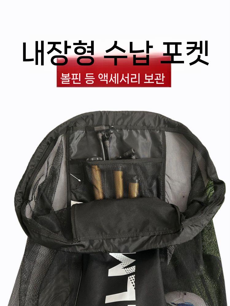 축구공망 수납 풋살 보관함 메쉬망 볼망 축구공가방 그물망 볼가방 배구공 정리 - 상세 이미지 5