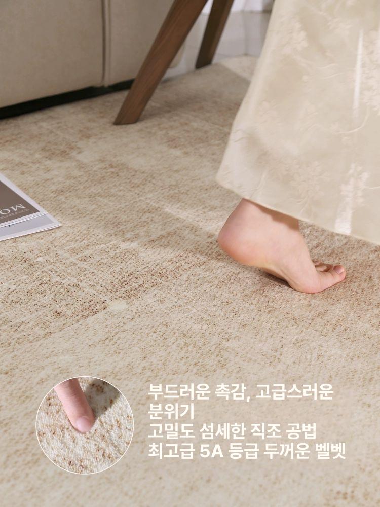 파리풍 대형 거실용 러그 침실 카펫 소파 밑 바닥재 사무실 인테리어 매트 - 상세 이미지 2