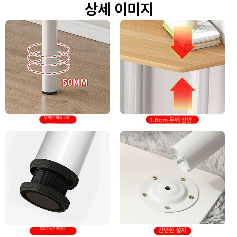 삼각형 탁자 수납 코너테이블 틈새 협탁 아파트 산업 원룸 다용도 - 상세 이미지 4