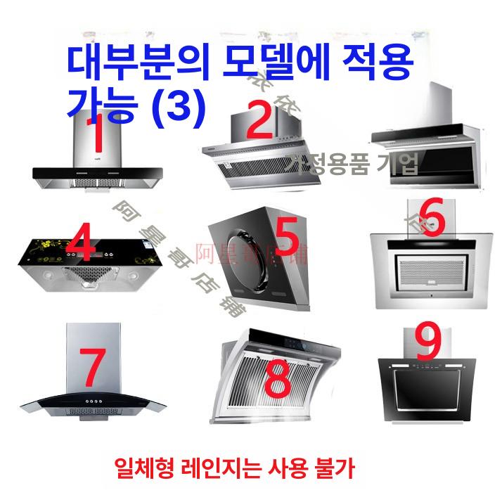 필터 후드가드 가림막 고온 덮개 기름방지 기름튐 환풍기 상단흡입 주방후드 흡입구 - 상세 이미지 4